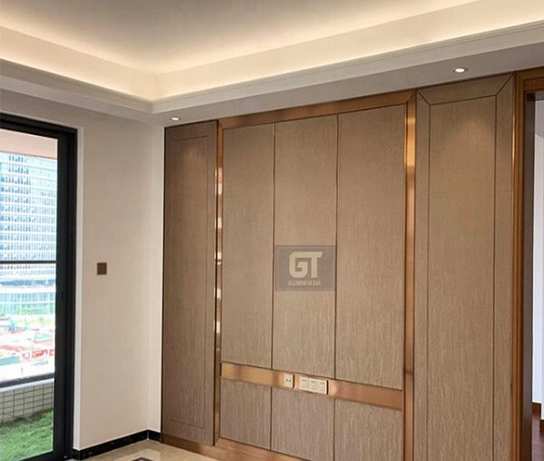 Nẹp inox 304 trang trí vách tường và trần