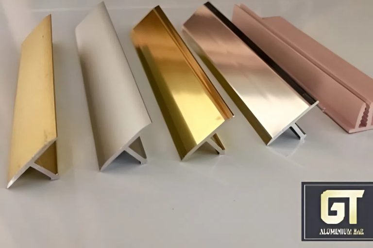 Nẹp nhôm chữ T giúp tạo đường chuyển tiếp liền mạch giữa các vật liệu lát sàn
